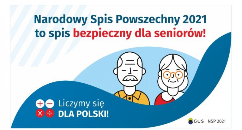 Narodowy Spis Powszechny 2021 – spis bezpieczny dla seniorów